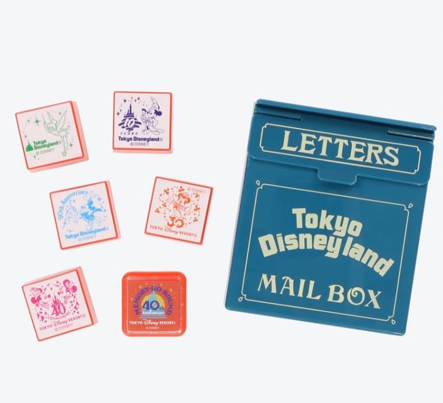 Amazon.co.jp: ディズニー 40周年 スタンプ 5個セット メールボックス