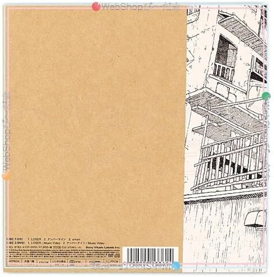 Amazon.co.jp: 米津玄師 LOSER/ナンバーナイン(ナンバーナイン盤 初回