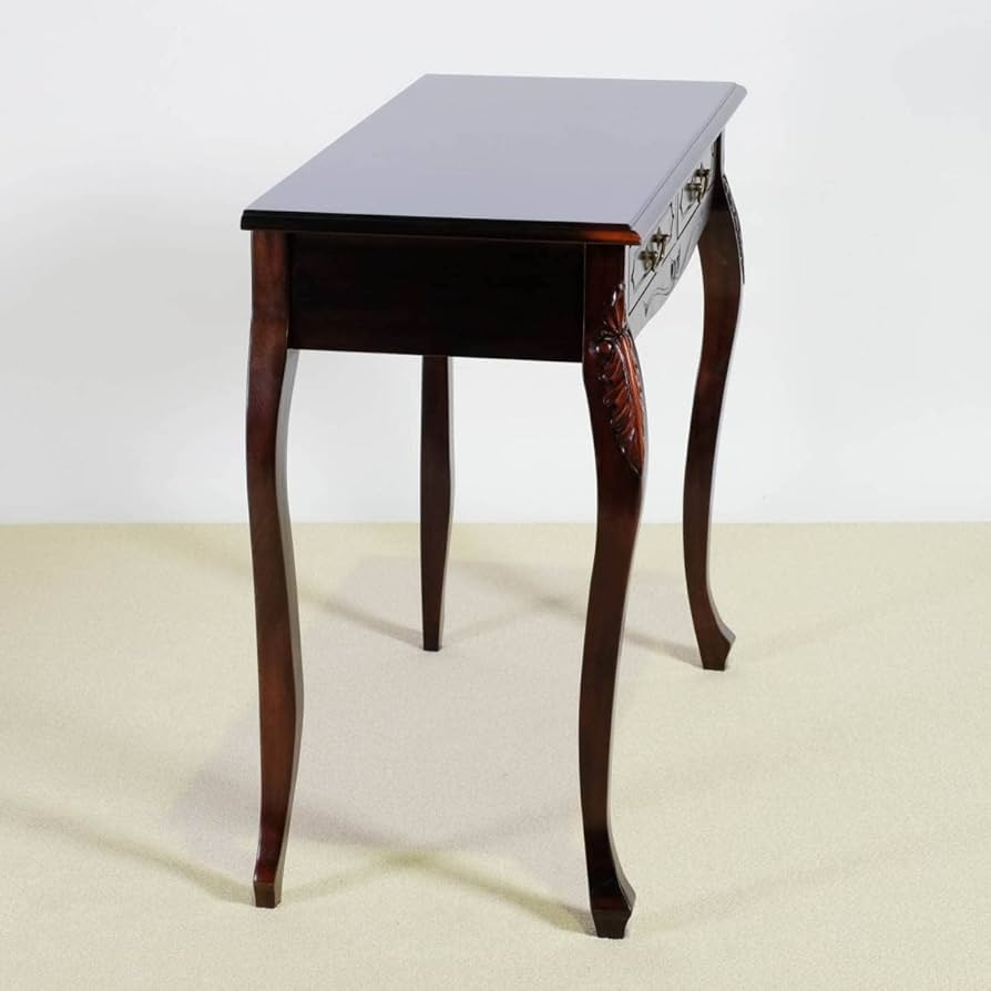 Amazon.co.jp: アンティーク調 コンソールテーブル 飾り棚 机 デスク