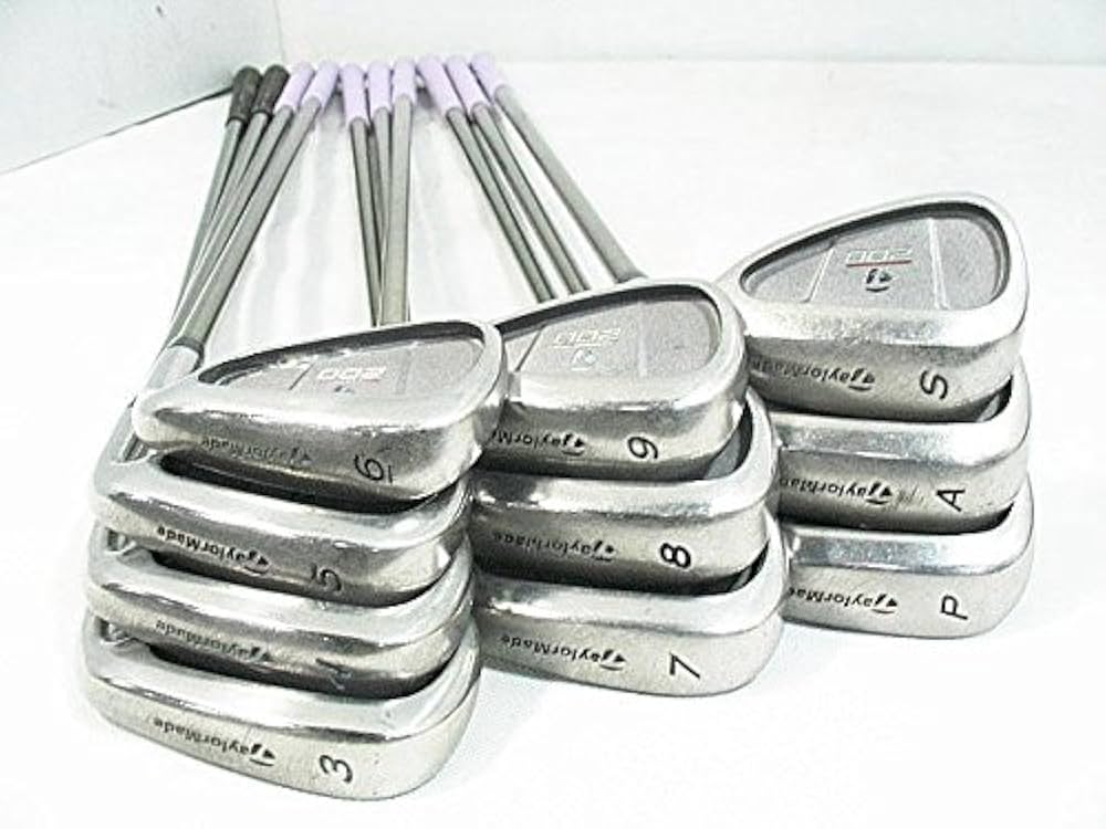 Amazon.co.jp: 【中古品】テーラーメイド アイアンセット 200 アイアン