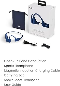 Amazon.com: SHOKZ OpenRun, Bone Conduction Headphones,Open-Ear
