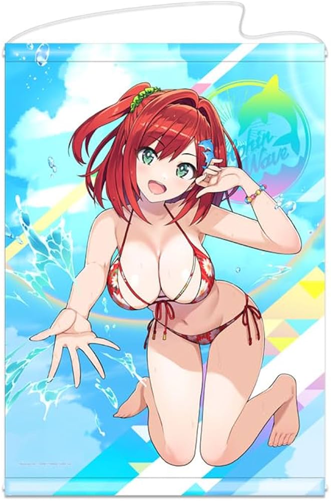 Amazon.co.jp: ドルフィンウェーブ B2タペストリー 咲宮 入華（水着