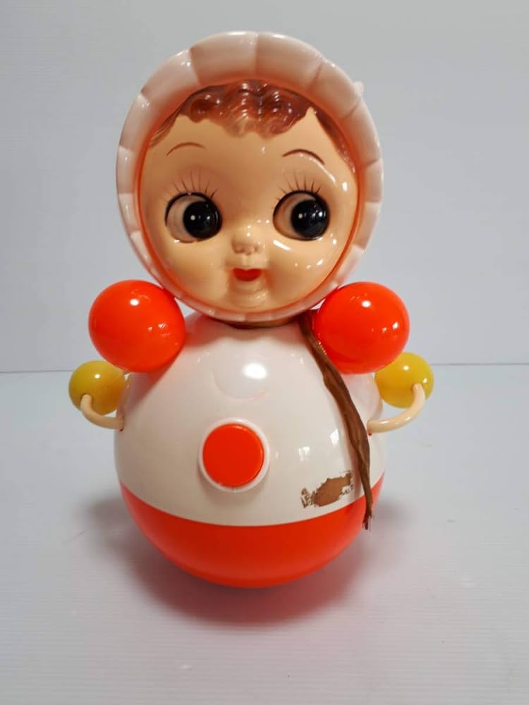 Amazon.co.jp: 当時物 セルロイド 起き上がりこぼし おきあがり こぼし