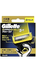 Amazon.co.jp: Gillette ジレット プロシールド 替刃8コ入 : ビューティー
