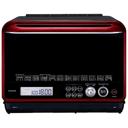 Amazon | 東芝 加熱水蒸気オーブンレンジ 30L 石窯ドーム グランレッド