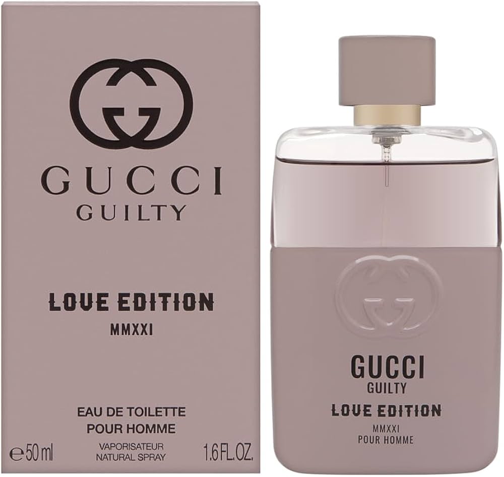 Amazon.com : Gucci Guilty Love Edition MMXXI Pour Homme 1.6 oz Eau