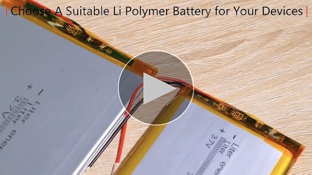 Amazon.com: Liter 3.7V 700mAh 802040 Lipo Battery Rechargeable