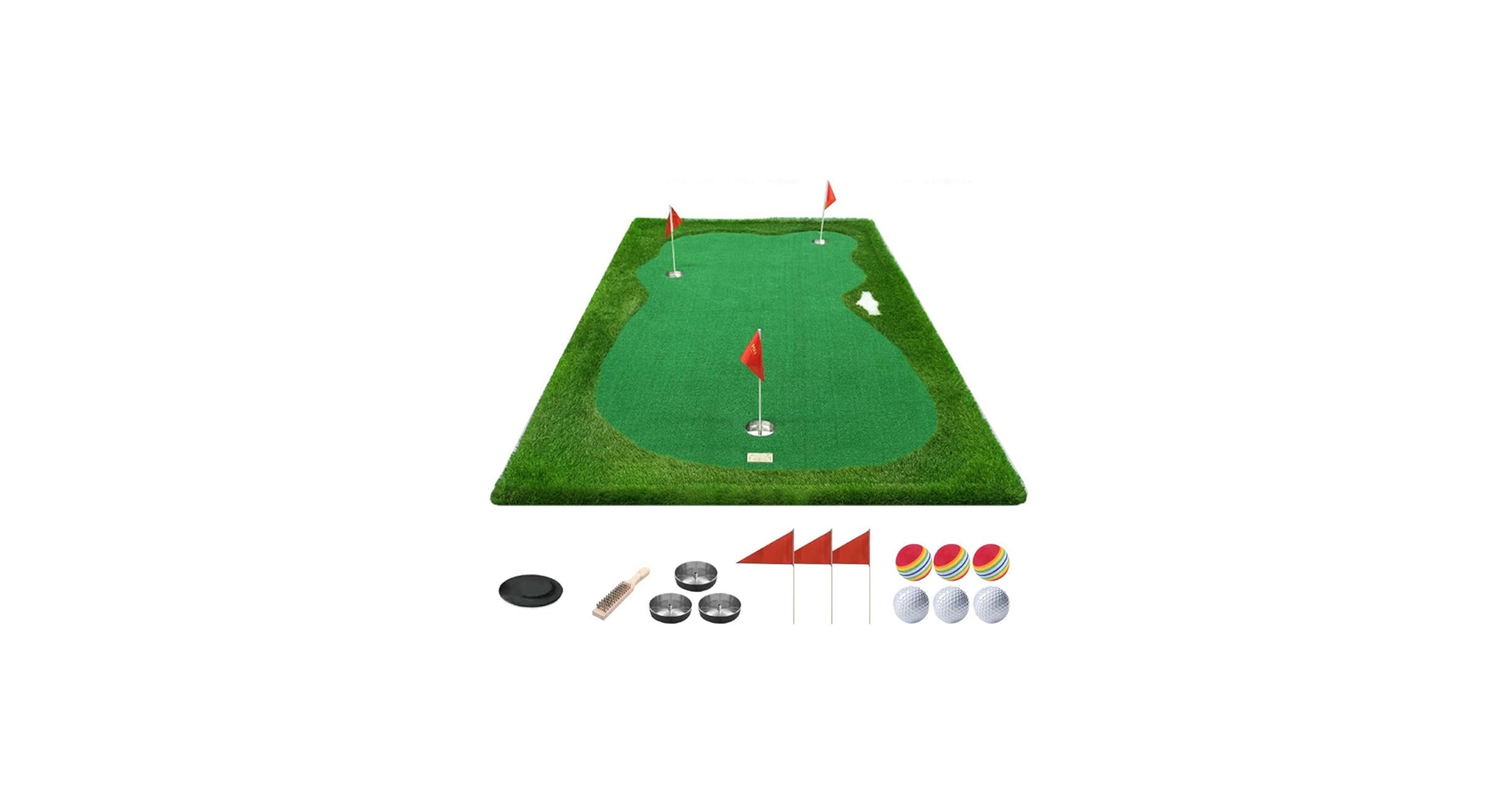 Amazon | THREE STONE ゴルフ GOLF パター 練習 マット パターマット