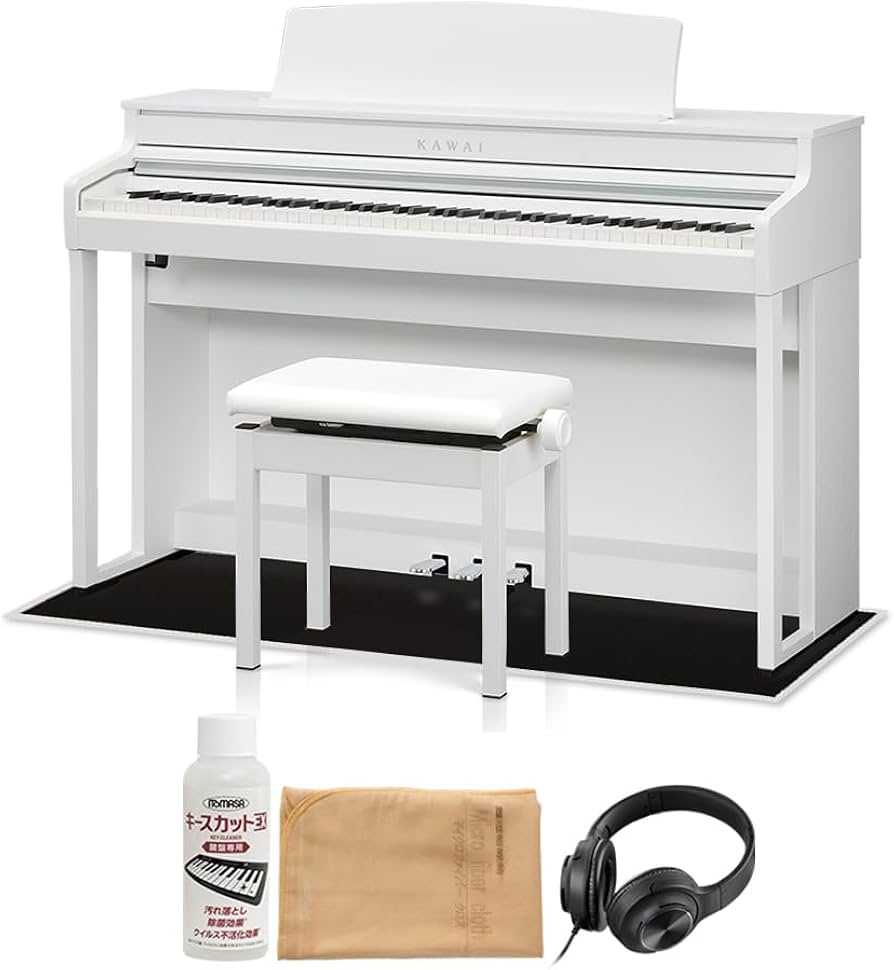 Amazon | KAWAI SCA401 PW ピュアホワイト 電子ピアノ 88鍵盤 ブラック