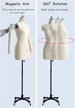 Amazon | 縫製服用のピン留め可能なドレスフォームプラスサイズ