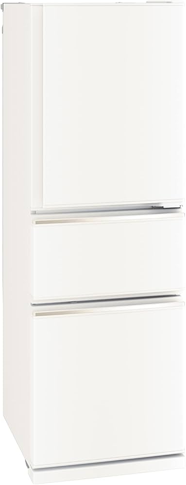 Amazon | 三菱電機 冷蔵庫 幅54cm 272L 右開き 3ドア 野菜室が真ん中