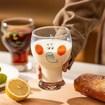 Amazon.co.jp: Kulangsu shop かわいいアニマル柄 グラス ビール