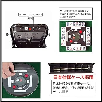 Amazon.co.jp: （麻君マークン）全自動麻雀卓スーパー静音タイプ 33