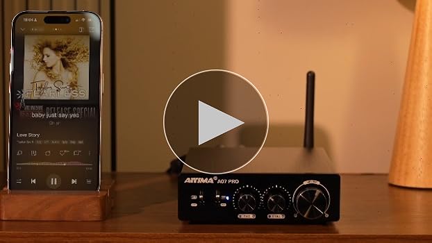 Amazon.com: AIYIMA A07 Pro TPA3255 立體聲放大器藍牙5.2 300 Wx2