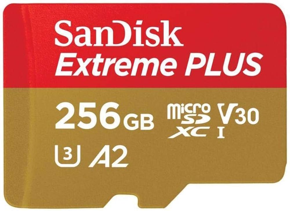 Amazon | SanDisk Extreme Plus 256GB microSDXC Card with Adapter