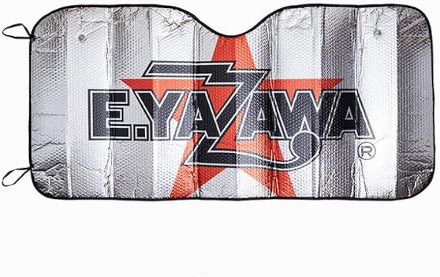 Amazon | 矢沢永吉 カーシェード(ロゴ星) | カーテン | 車＆バイク