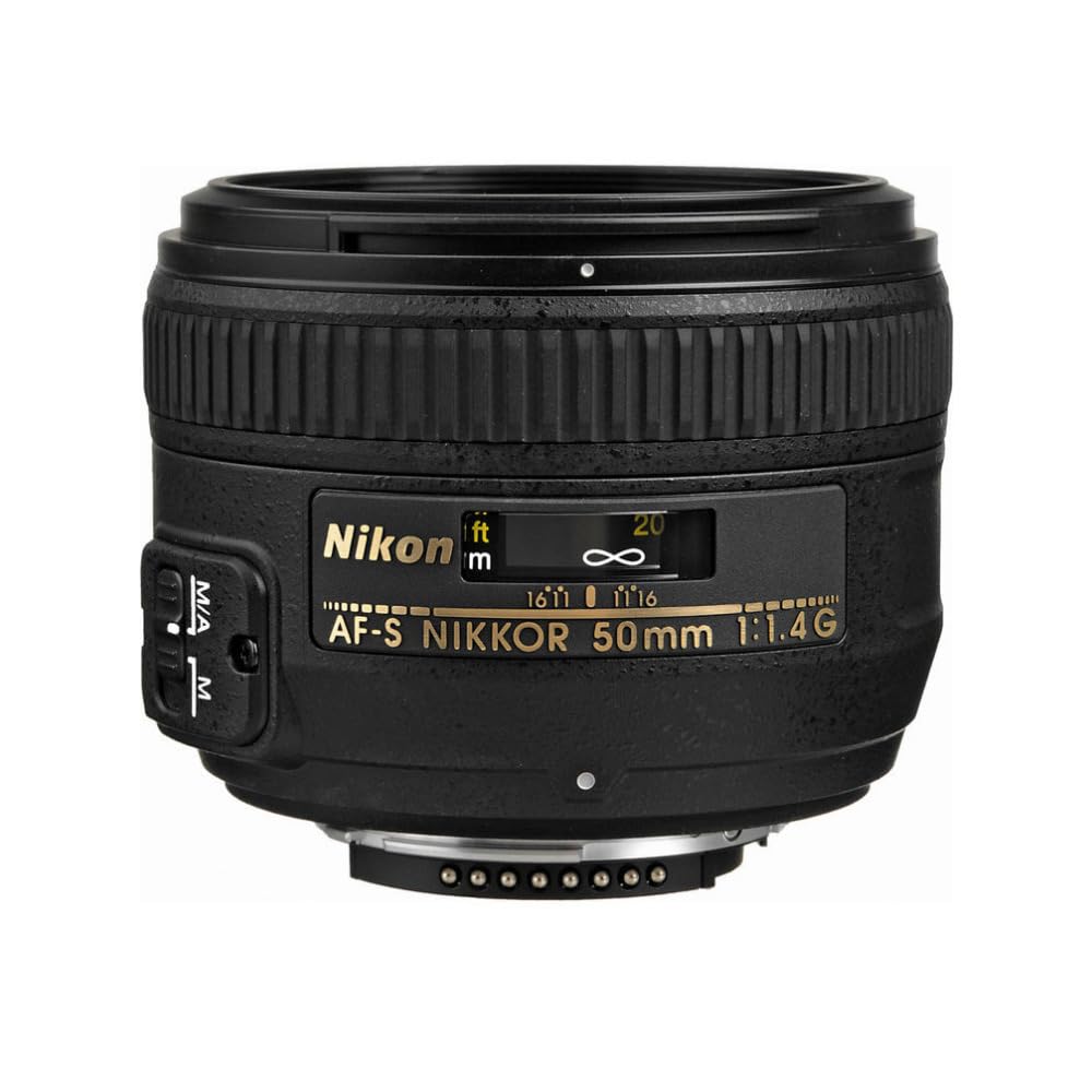 Nikon AF-S FX NIKKOR 50mm f/1.4G Lens with Auto Focus for Nikon