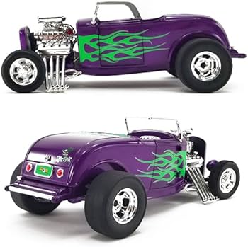 Amazon | ACME 1:18 RAT FINK 1932 FORD BLOW HOT ROD ROADSTER with