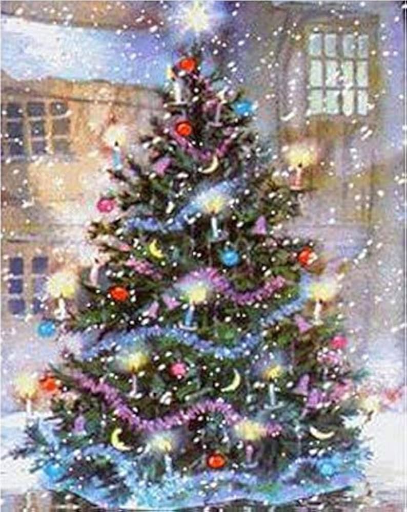Amazon | 1000ピースのジグソーパズル、 クリスマスツリー家の装飾の
