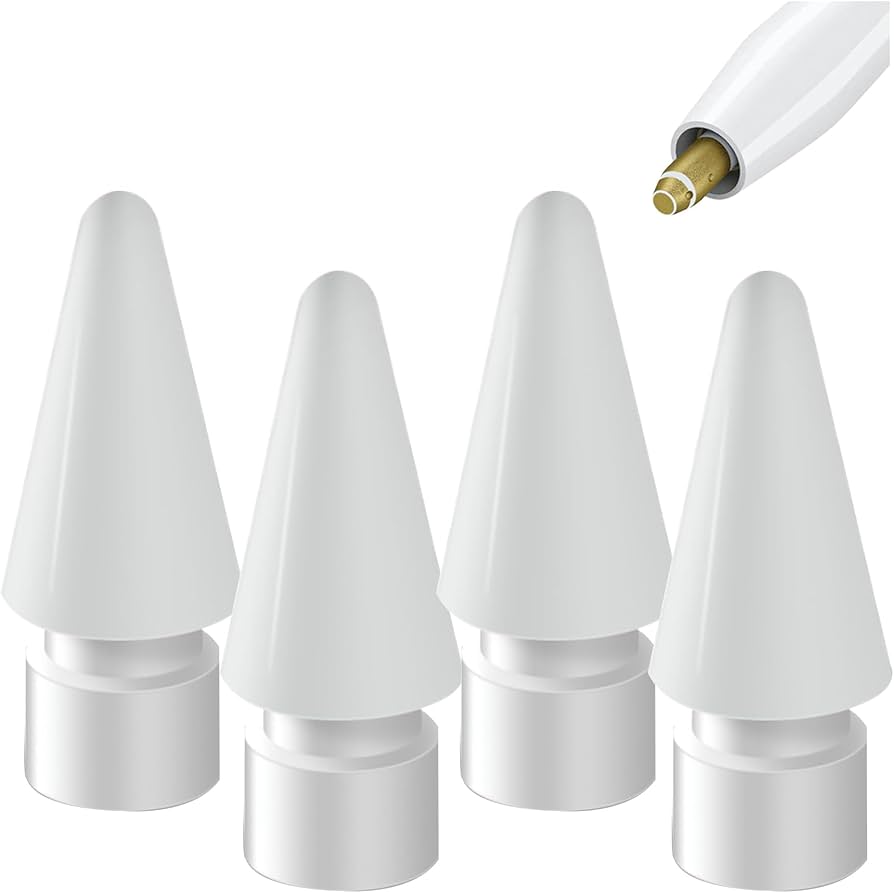 Amazon | 4個Apple用鉛筆チップApple Pencil 1/2/Pro世代用,高感度