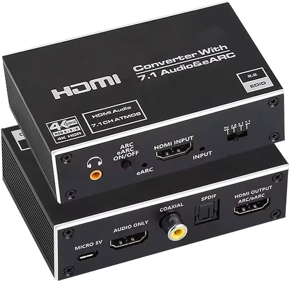 Amazon.com: eARC HDMI Audio Extractor Converter 4K@60Hz,HDMI 2.0