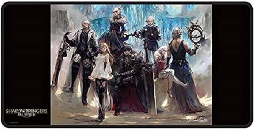 Amazon.co.jp: ファイナルファンタジーXIV ゲーミングマウスパッド 闇