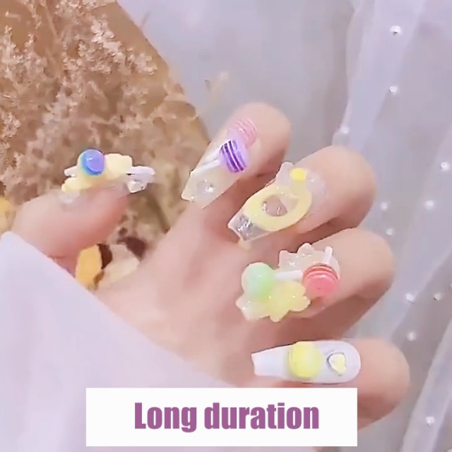 Amazon.co.jp: ネイルパーツ ロリポップ 100個セット 3d 立体 棒付き