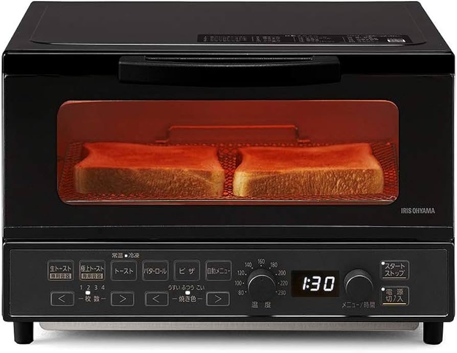 Amazon | アイリスオーヤマ トースター オーブントースター 4枚焼き 生