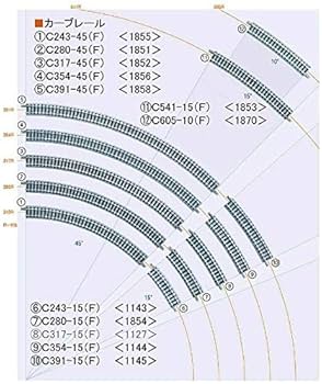 Amazon | トミーテック(TOMYTEC) TOMIX Nゲージ カーブレール C280-45