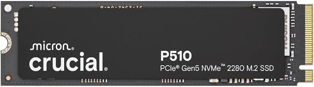 Amazon | Crucial P510 1TB Gen5 NVMe SSD 最大11,000MB/秒 PCIe 5.0 M