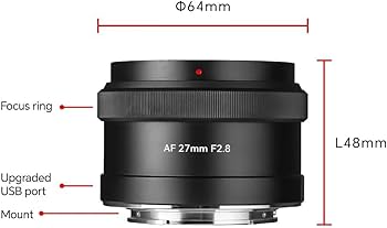 Amazon.com : 7artisans 27mm F2.8 Auto Focus Camera Lens for Sony E