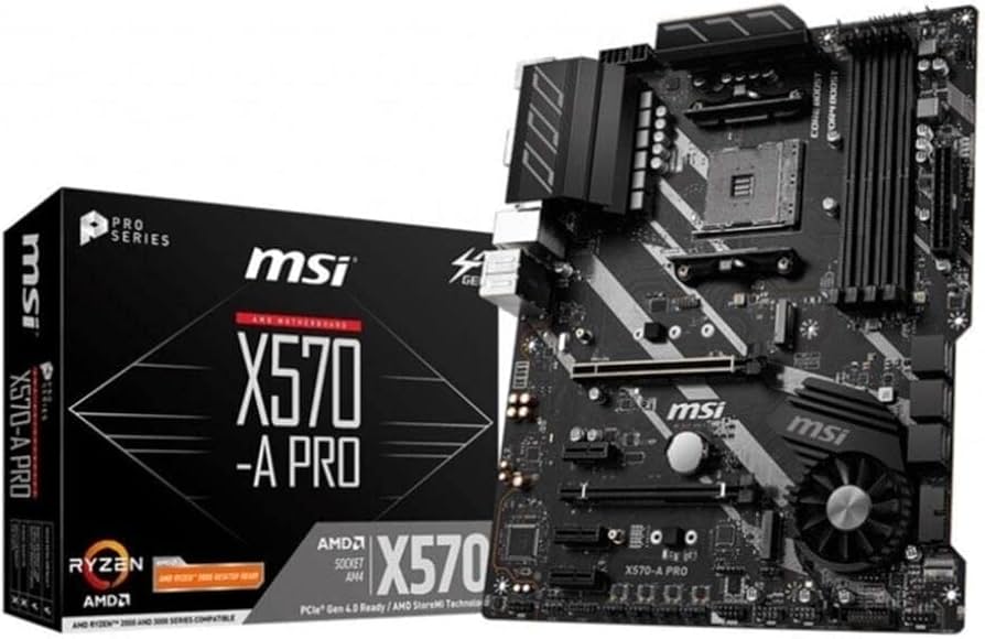 MSI X570-A PRO Motherboard ATX - Supports AMD Ryzen 2nd and 3rd