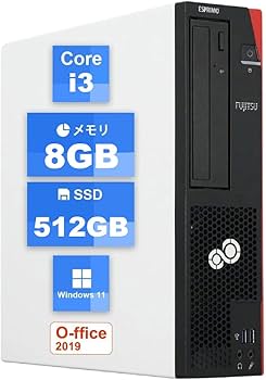 Amazon.co.jp: 【整備済み品】富士通デスクトップESPRIMO D588 第8世代
