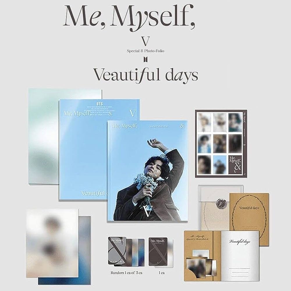 BTS, V - ( NOT AUDIO CD!! ) BTS SPECIAL 8 PHOTO-FOLIO ME, MYSELF