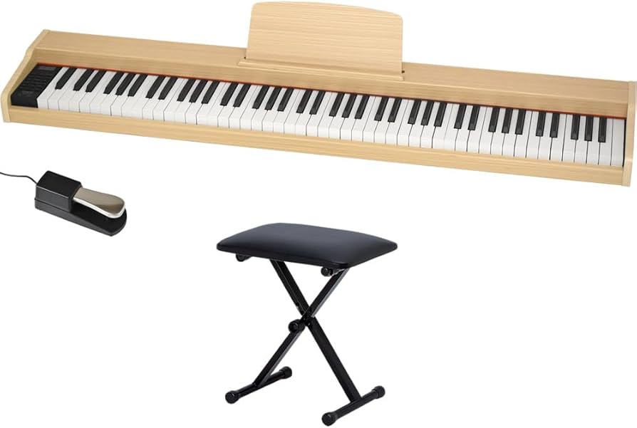 Amazon | TORTE トルテ 電子ピアノ 木目調 スリムデザイン 88鍵盤 TDP
