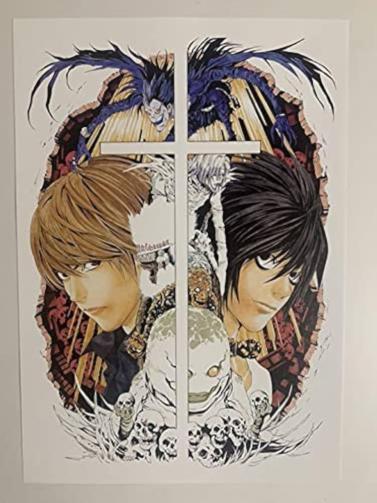 Amazon.co.jp: デスノート 小畑健画集限定版 カラー 複製原画 ライト L