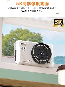 Amazon | 5K デジカメ スマホに送れる デジタルカメラ WIFI転送機能