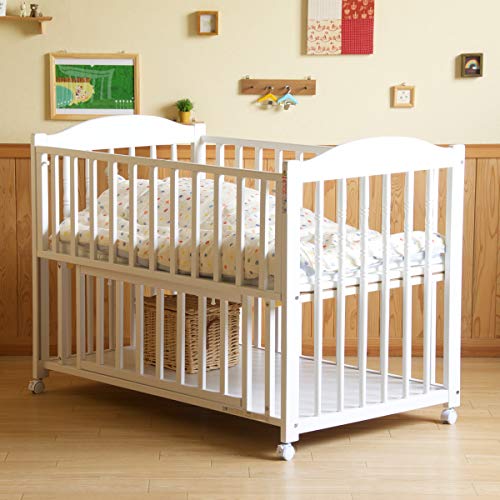 値段交渉可】カーキ ベビーベッド 92cm x 55cm 美品 値段交渉可