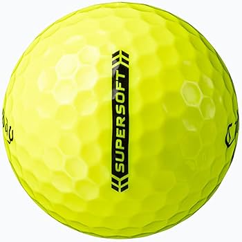 Amazon.co.jp: キャロウェイ(Callaway) ゴルフボール SUPERSOFT 23 YLW
