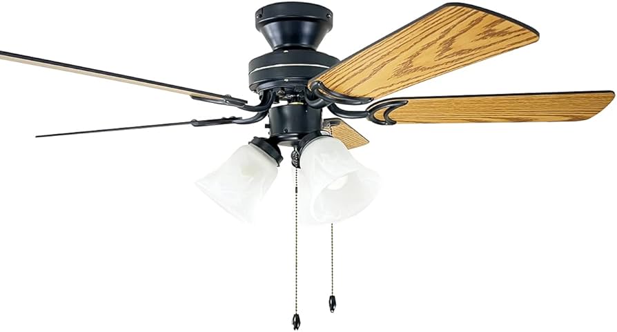 Amazon | シーリングファンライト クラシックデザイン ダークブラウン