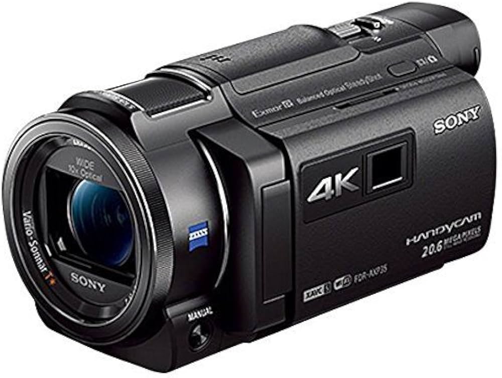Amazon | SONY 4Kビデオカメラ Handycam FDR-AXP35 ブラック 光学10倍