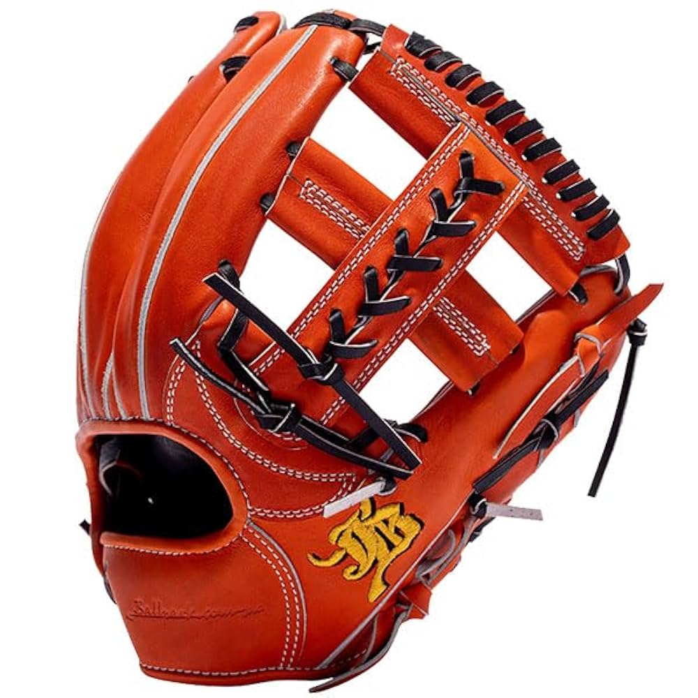 和牛JB 内野手用 オレンジ色 硬式グローブ 和牛JB 内野手用オレンジ色