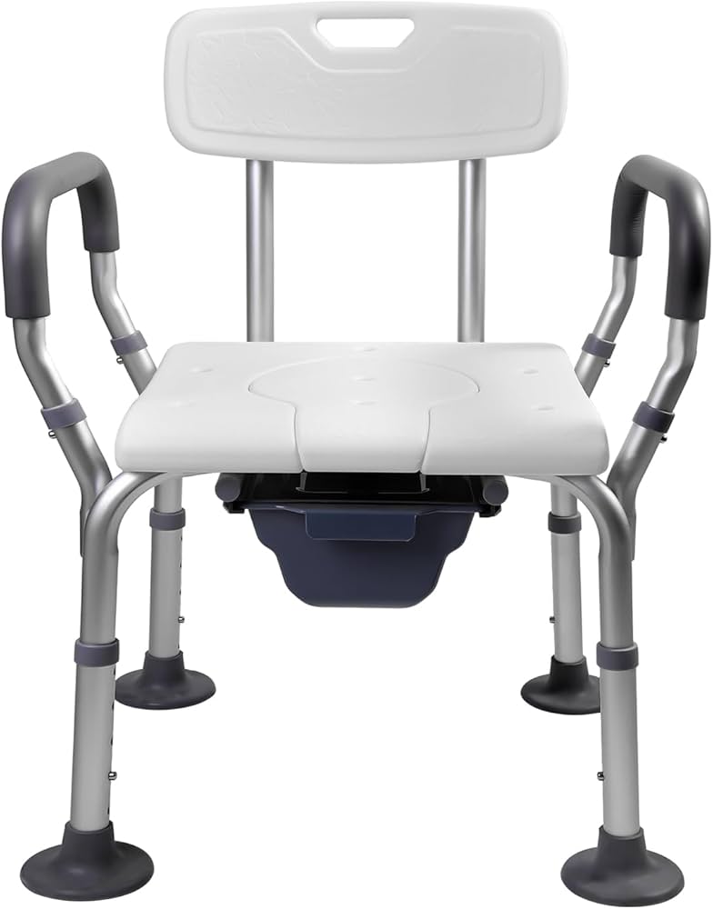 Amazon | lefeke ポータブルトイレ 介護用 簡易トイレ 折り畳み 便器