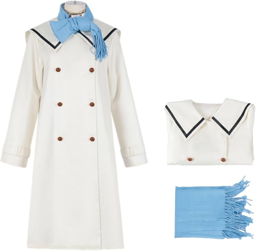 Amazon.co.jp: フリーレン 冬服 コスプレ衣装 フルセット スカーフ付き