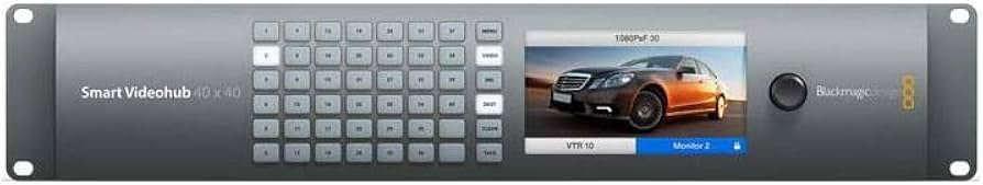 Amazon | Blackmagic Design SDIビデオルーター Smart Videohub 40X40