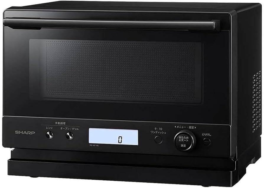 Amazon.co.jp: シャープ オーブンレンジ PLAINLY RE-WF185-B ブラック