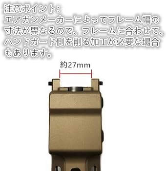 Amazon.co.jp: A&A Geisseleタイプ SMR Mk16 URG-I M-LOK ハンドガード