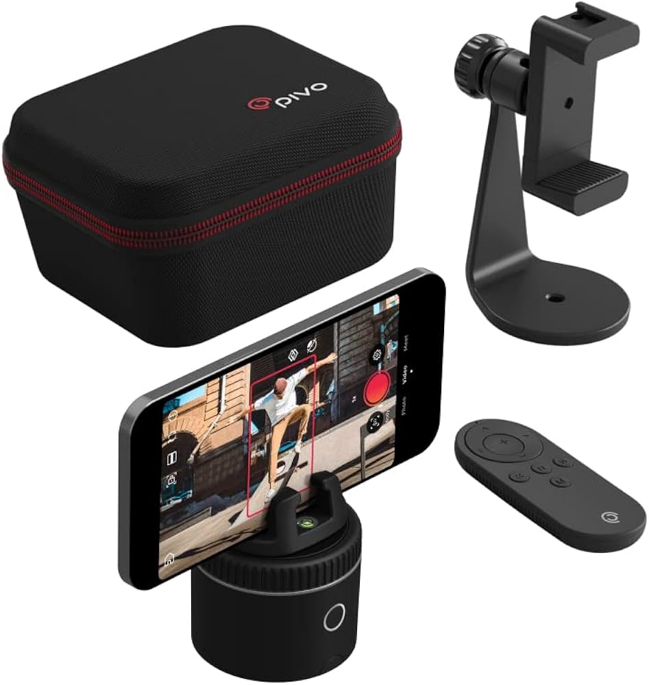 スタンドおまけ付きPivo Pod - AI搭載 ハンズフリー360度回転