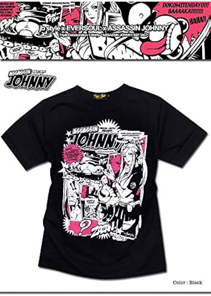 Amazon | [EVERSOUL] Tシャツ 半袖 アメコミ ジョニー キャラクター