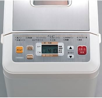 Amazon | TWINBIRD 「1.5斤まで焼ける」 ホームベーカリー ホワイト PY